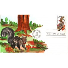 #2295 Gray Squirrel Fox FDC