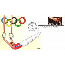 #2380 Summer Olympics Fox FDC