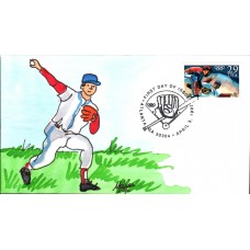 #2619 Olympic Baseball Fox FDC