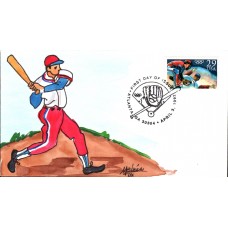 #2619 Olympic Baseball Fox FDC