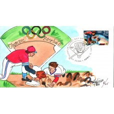 #2619 Olympic Baseball Fox FDC