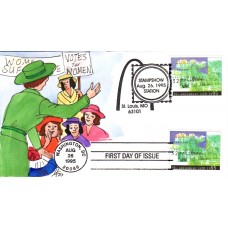 #2980 Women's Suffrage Dual Fox FDC