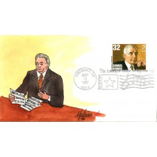 #3162 Samuel Barber Fox FDC