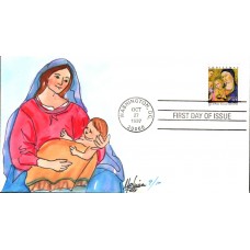 #3176 Madonna and Child Fox FDC