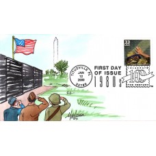 #3190g Vietnam Veterans Memorial Fox FDC