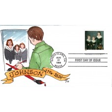 #3236h Art: Joshua Johnson Fox FDC