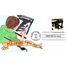 #3236s Art: Franz Kline Fox FDC