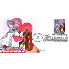 #4028 Lady and the Tramp Fox FDC