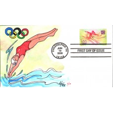 #4334 Beijing Summer Olympics Fox FDC