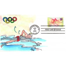 #4334 Beijing Summer Olympics Fox FDC