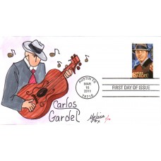 #4500 Carlos Gardel Fox FDC