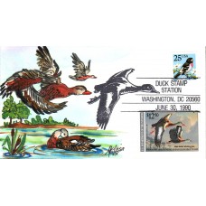 #RW57 Black Bellied Whistling Duck Fox FDC