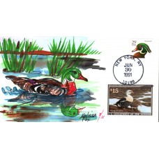 #RW58 King Eiders Fox FDC