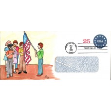 #U615 Stars - Security Envelope Fox FDC