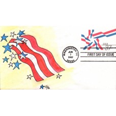 #U649 Ribbon Star Fox FDC