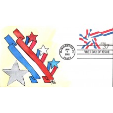 #U649 Ribbon Star Fox FDC