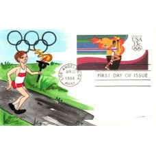 #UX102 Summer Olympics Fox FDC