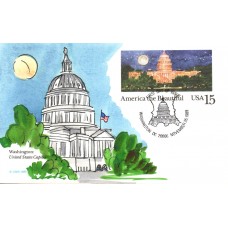 #UX138 US Capitol Fox FDC