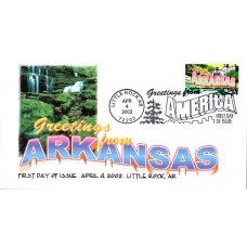 #3564 Greetings From Arkansas FPMG FDC