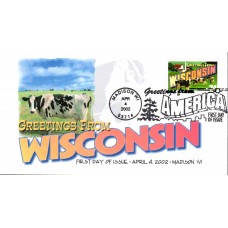 #3609 Greetings From Wisconsin FPMG FDC