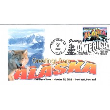 #3697 Greetings From Alaska FPMG FDC