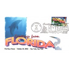 #3704 Greetings From Florida FPMG FDC