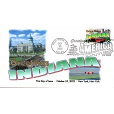 #3709 Greetings From Indiana FPMG FDC