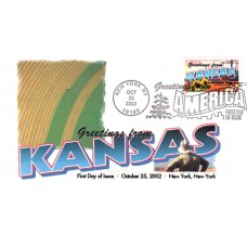 #3711 Greetings From Kansas FPMG FDC