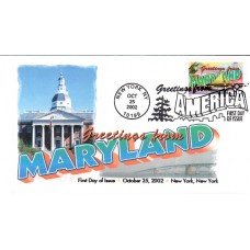 #3715 Greetings From Maryland FPMG FDC