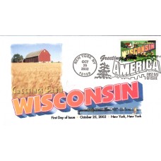 #3744 Greetings From Wisconsin FPMG FDC