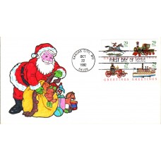 #2715-18 Christmas Toys FEC FDC