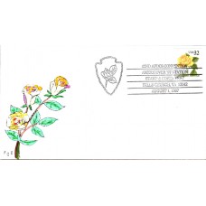 #3054 Yellow Rose FEC FDC