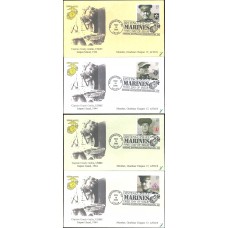 #3961-64 Distinguished Marines Frankiewicz FDC Set