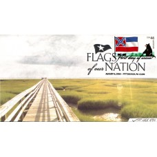 #4300 FOON: Mississippi Flag Frankiewicz FDC