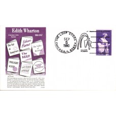 #1832 Edith Wharton Gamm FDC