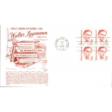 #1849 Walter Lippmann Gamm FDC