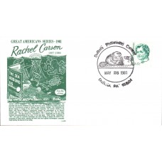 #1857 Rachel Carson Gamm FDC