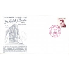 #1860 Dr. Ralph Bunche Gamm FDC