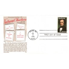 #2047 Nathaniel Hawthorne Gamm FDC