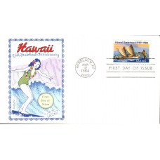 #2080 Hawaii Statehood Gamm FDC