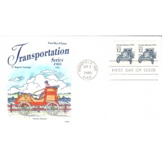 #2132 Stanley Steamer 1909 Gamm FDC