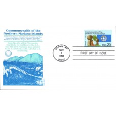 #2804 Northern Mariana Islands Gamm FDC