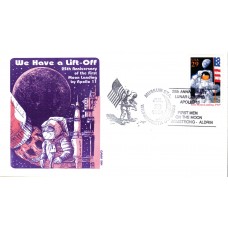 #2841 First Moon Landing Gamm FDC