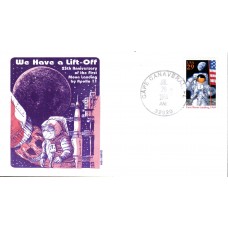 #2841 First Moon Landing Gamm FDC