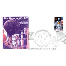 #2841 First Moon Landing Gamm FDC