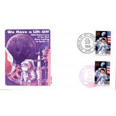 #2841 First Moon Landing Gamm FDC