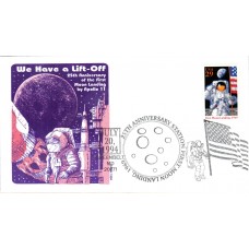 #2841 First Moon Landing Gamm FDC