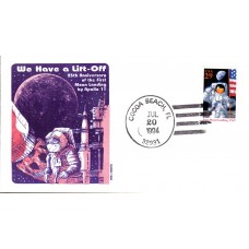 #2841 First Moon Landing Gamm FDC