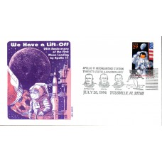 #2841 First Moon Landing Gamm FDC