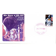 #2841 First Moon Landing Gamm FDC